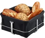 GEFU Brotkorb BRUNCH eckig schwarz