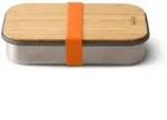 BLACK+BLUM Sandwichbox Edelstahl Bambus 22 x 15 x 5 cm orange