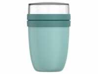 MEPAL Thermo Lunchpot ELLIPSE Isolier-Lunchbox mit 2 Behältern nordic green