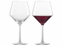 ZWIESEL GLAS Serie PURE Burgunderpokal 2 Stück Inhalt 692 ml Rotweinglas