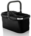 GENIUS Faltbarer Einkaufskorb FALKO PREMIUM 26 Liter schwarz
