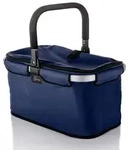 GENIUS Faltbarer Einkaufskorb FALKO PREMIUM 26 Liter dunkelblau