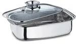 K&Uuml;CHENPROFI Aromabr&auml;ter Dampfgarer COOK Edelstahl 36 cm 6,0 Liter INDUKTION