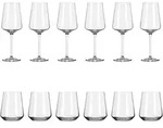 RITZENHOFF 12er-Set LICHTWEISS JULIE 6 x Wei&szlig;weinglas 6 x Wasserglas
