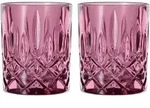 NACHTMANN Serie NOBLESSE Whiskyglas Whiskybecher Tumbler 2 St&uuml;ck 295 ml berry