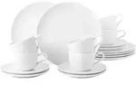 Seltmann Weiden LIBERTY wei&szlig; 003 uni Kaffeeservice 18 teilig