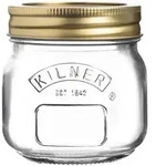 KILNER Einmachglas mit Schraubdeckel 0,25 Liter Vorratsglas
