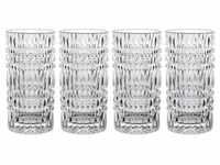 NACHTMANN Serie ETHNO Longdrinkglas 434 ml Set mit 4 Gläsern
