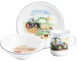 Seltmann Weiden Kinderporzellan Set 65151 MEIN TRAKTOR 3 teilig