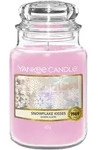 YANKEE CANDLE Gro&szlig;e Kerze SNOWFLAKE KISSES 623 g Duftkerze