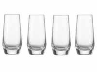 ZWIESEL GLAS Serie PURE Shotglas 4 Stück Inhalt 94 ml Schnapsglas