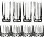 RIEDEL Drink Specific Glassware Set ROCKS & HIGHBALLS 4 x Tumbler 4 x Longdrink