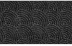 WASH + DRY Fu&szlig;matte 45 x 75 cm DUNE Waves Dark grey