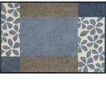 WASH + DRY Fu&szlig;matte 50 x 75 cm Motiv FLORITA grey