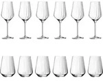 RITZENHOFF Wei&szlig;wein- und Wasserglas-Set STERNSCHLIFF 12-teilig