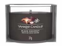 YANKEE CANDLE Glasvotivkerze BLACK COCONUT 37 g Duftkerze