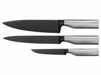 WMF Messer-Set ULTIMATE BLACK 3-teilig mit Diamond Cut Klingen