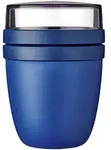 MEPAL Lunchpot ELLIPSE Lunchbox Snackbox mit 2 Beh&auml;ltern vivid blue