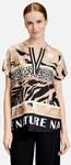 Longbluse mit Stehkragen