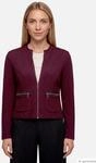 Blazer-Jacke mit Rei&szlig;verschluss