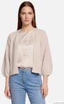 Flauschige Strickjacke mit 3/4 Arm