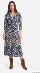 Midikleid 3/4 Arm mit Raffung