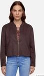Blouson in Velourslederoptik