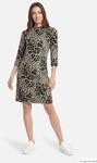 Jerseykleid 3/4 Arm mit Leoprint