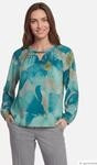 Schlupfbluse langarm mit Blumenprint