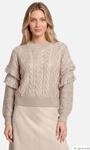Strickpullover mit Fransen