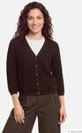 Strick-Cardigan mit V-Ausschnitt