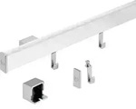 Naber 8044101 Alto quadratisches Reling Set900mm edelstahlfarbig
