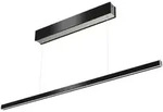 Naber 7065005 Slim LED Pendelleuchte edelstahlfarbig geb&uuml;rstet, Acrylglas sch...