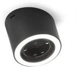 Naber 7063370 Unika 3 Farbwechsel LED rundmit Schuko-Steckdoseschwarz 2700 -6...