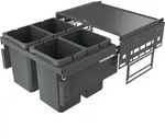 Naber 8013316 Cox&reg; Base 360 S/600-4 Abfallsammelsystem, ohne Biodeckel,...