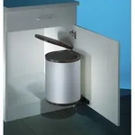 Naber 8011206 Abfallsammler Rondo 21x13 Liter, SilberH/T/B 350x270x340