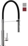 Naber 5011090 Drive 4 Einhebelmischer edelstahlfarbigmit schwarzem, grauen un...