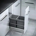 Naber 8011053 Tandem 2, Abfallsammelsystem graphitgrau Tandem 2, Abfallsammel...