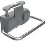 Naber 8012367 Cox Cick Fu&szlig;kick dunkelgrau chrom matt f&uuml;r Abfallsammlermit Sel...
