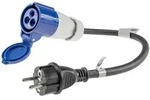 ChiliTec CEE auf Schutzkontakt-Stecker 0,35m 230V, Adapter f&uuml;r Wohnwagen, Camping