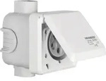 Berker 568001 CEE Steckd. UP 5Pol 16A mit Klappdeckel