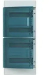 ABB STRIEBEL & JOHN M65W448TN3 Stromkreisverteiler, Aufputz, 4x12 Platzeinheiten