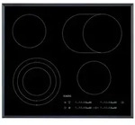 AEG Carat HRB64470FB Glaskeramik-Kochfeld 60cm Autark mit Facettenschliff &