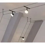 Moderne Zimmerbeleuchtung Paulmann Seilsystem Sheela f&uuml;r 5 x GU5.3 Schwarz
