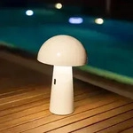 New Garden SHITAKE Tischleuchte In&Out Akku dimmbar IP44 in wei&szlig;