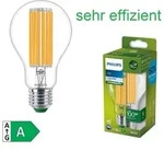 Besonders effiziente PHILIPS E27 LED Filament Lampe 7,3W = 100W universalwei&szlig;es