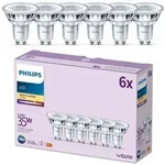 Philips LED-Spot Set 6x GU10 PAR16 3.5W wie 35W 2700K Warmwei&szlig; 36&deg; &ndash;
