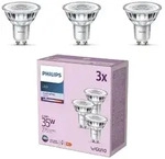 Philips LED GU10 PAR16 Reflektor 3.5W wie 35W 4000K Neutralwei&szlig; 36&deg; (3er Set)...