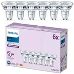 Philips LED-Spots 6x GU10 PAR16 4,6W wie 50W 4000K Kaltwei&szlig; 36&deg; &ndash;