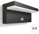 Philips myGarden LED Aussenwandleuchte Bustan Anthrazit mit Bewegungsmelder -